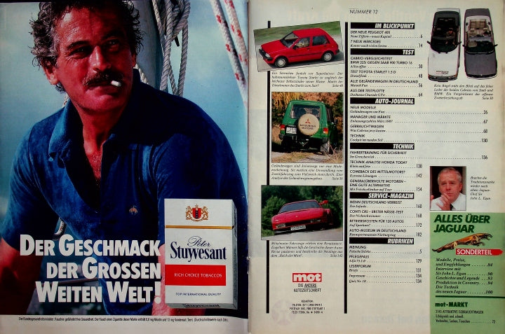 Inhaltsverzeichnis MOT 12/1987