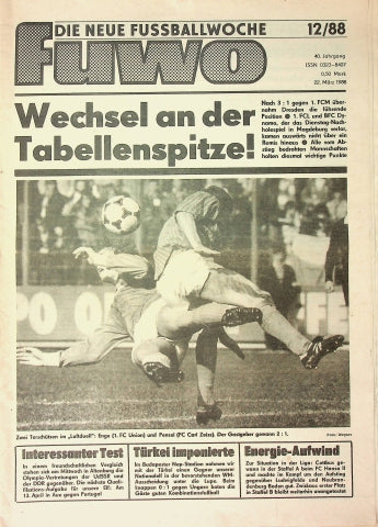 Fuwo Fussballwoche 12/1988