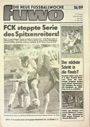 Fuwo Fussballwoche 12/1989