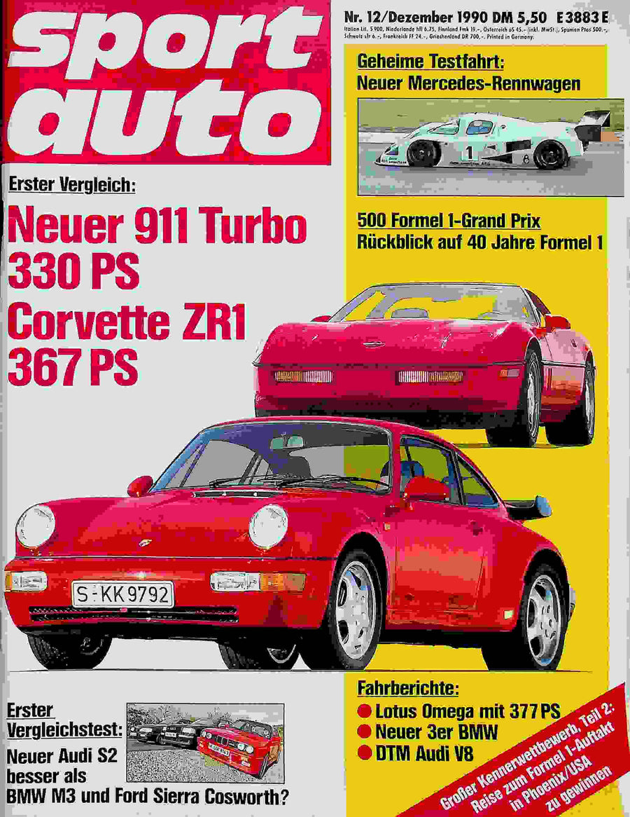 Sport Auto 12/1990