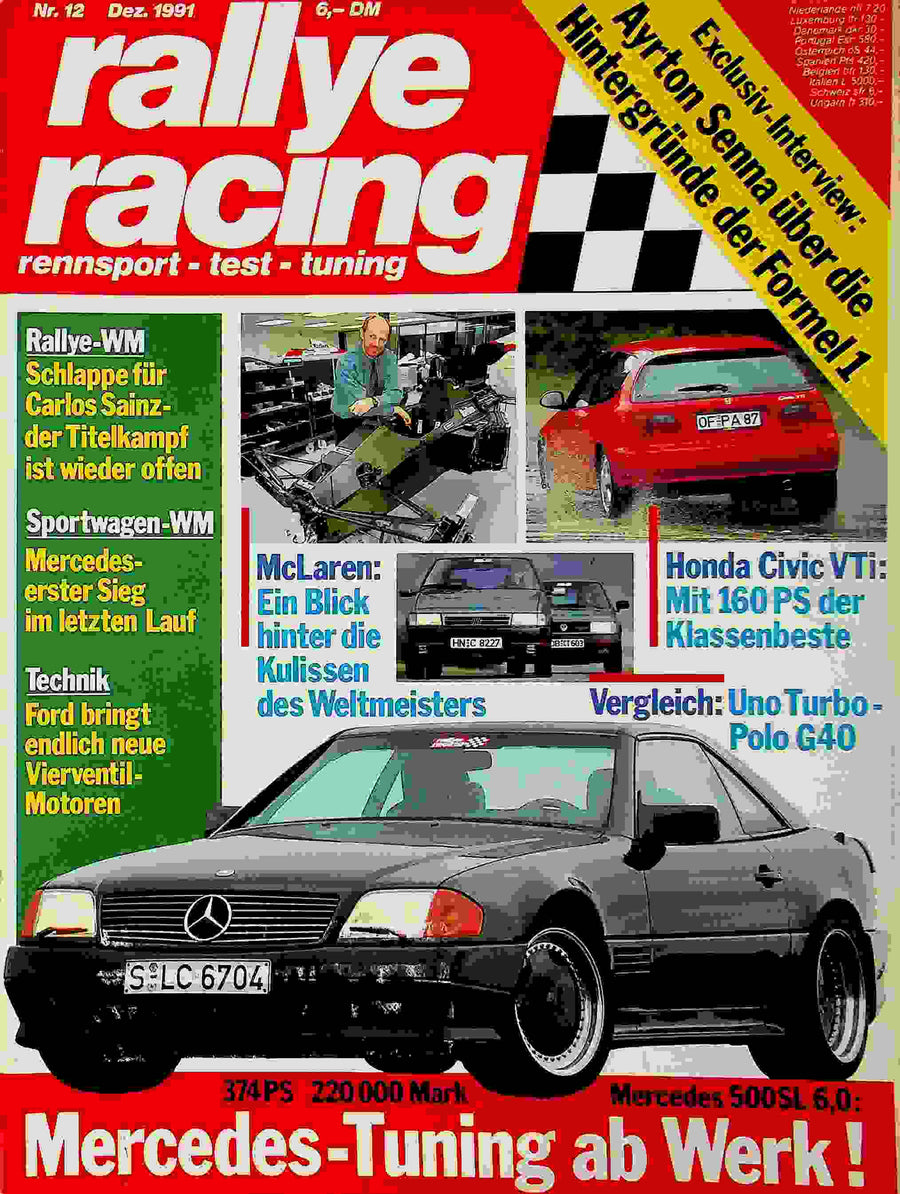 Rallye Racing 12/1991