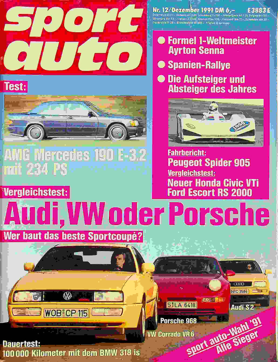 Sport Auto 12/1991