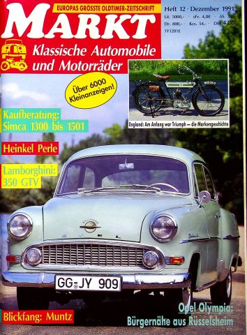 Oldtimer Markt 12/1991
