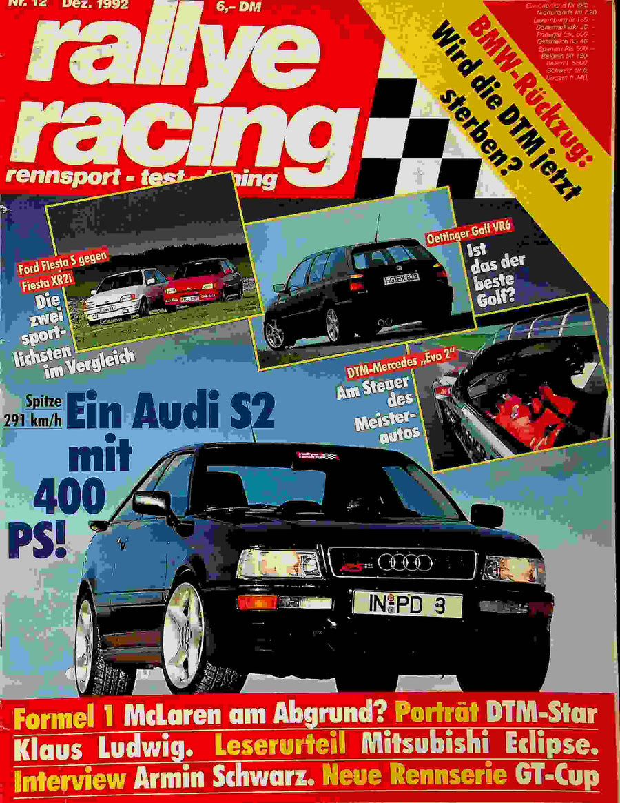 Rallye Racing 12/1992