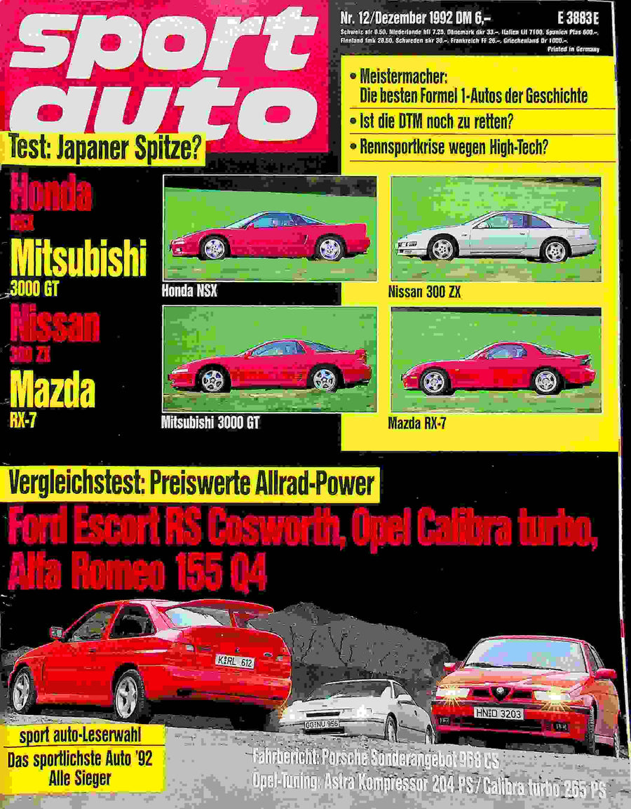 Sport Auto 12/1992