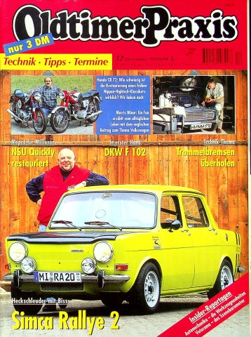 Oldtimer Praxis 12/1998