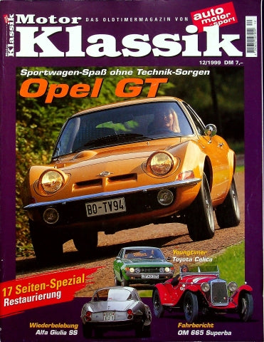 Motor Klassik 12/1999