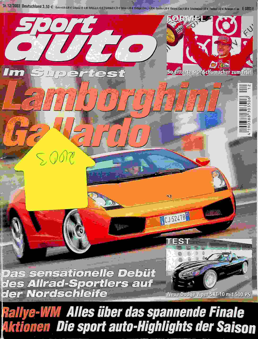 Sport Auto 12/2003
