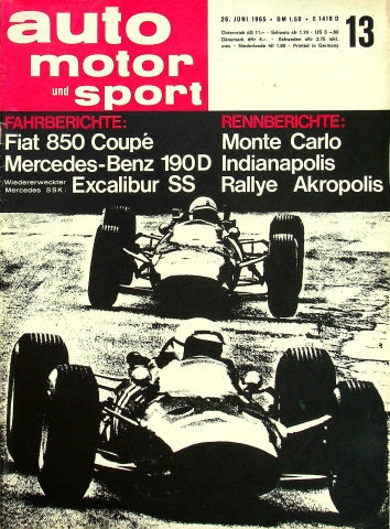 Auto Motor und Sport 13/1965