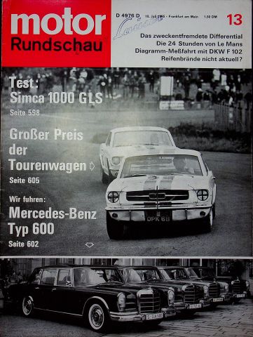 Motor Rundschau 13/1965