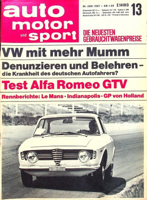 Auto Motor und Sport 13/1967