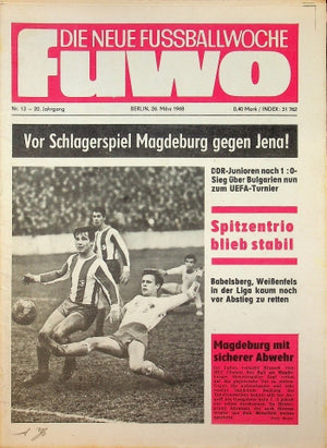 Fuwo Fussballwoche 13/1968