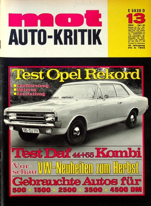 MOT 13/1969