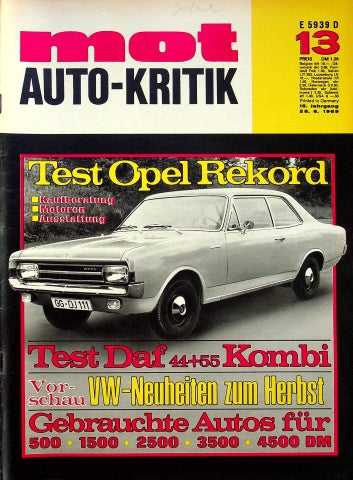 MOT 13/1969