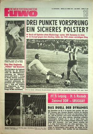 Fuwo Fussballwoche 13/1972