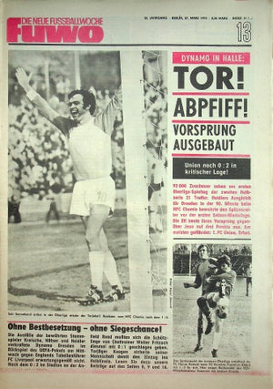 Fuwo Fussballwoche 13/1973