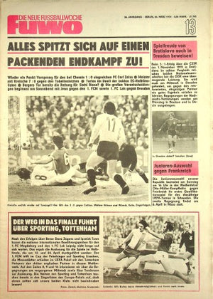 Fuwo Fussballwoche 13/1974
