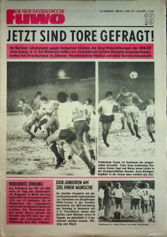 Fuwo Fussballwoche 13/1975