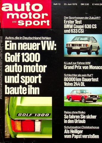 Auto Motor und Sport 13/1976