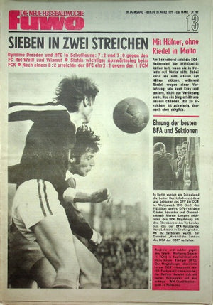 Fuwo Fussballwoche 13/1977