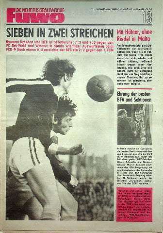 Fuwo Fussballwoche 13/1977