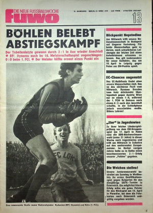 Fuwo Fussballwoche 13/1979