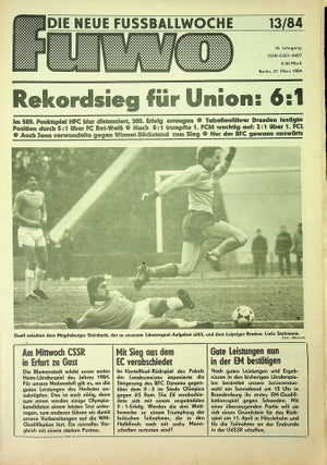 Fuwo Fussballwoche 13/1984