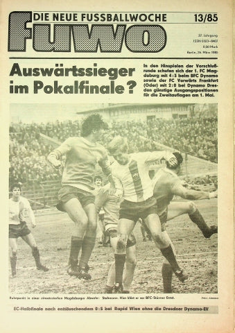 Fuwo Fussballwoche 13/1985