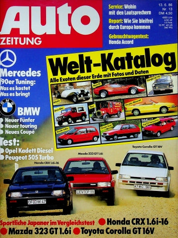 Autozeitung 13/1986