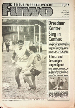Fuwo Fussballwoche 13/1987