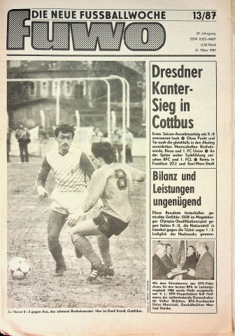 Fuwo Fussballwoche 13/1987