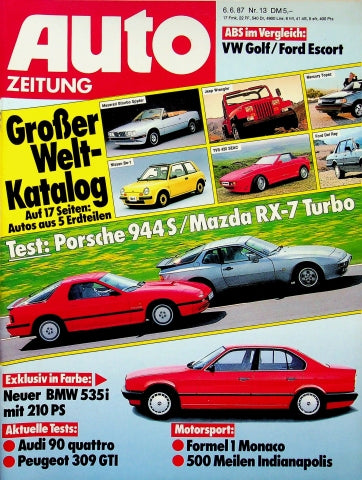 Autozeitung 13/1987