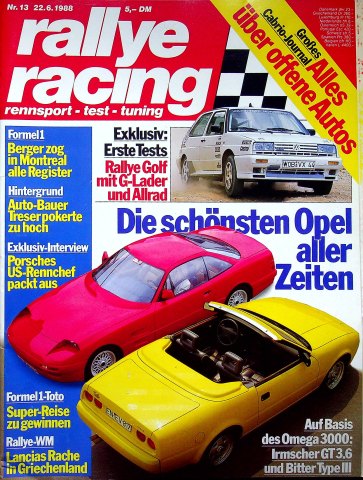 Rallye Racing 13/1988