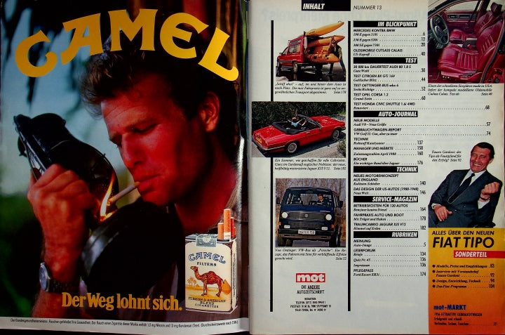 Inhaltsverzeichnis MOT 13/1988