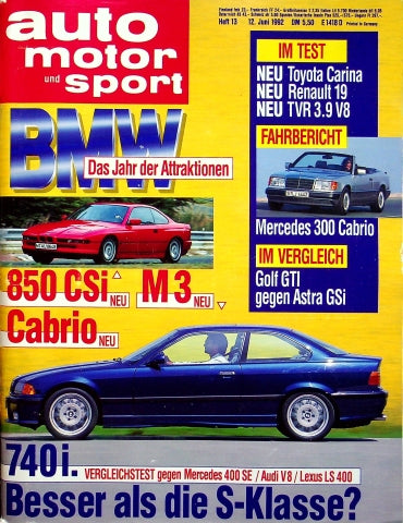 Auto Motor und Sport 13/1992