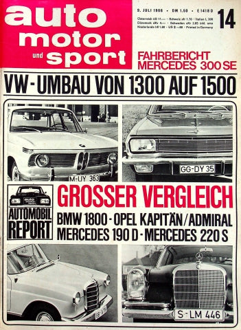 Auto Motor und Sport 14/1966