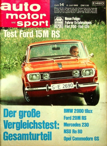 Auto Motor und Sport 14/1968
