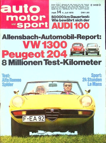 Auto Motor und Sport 14/1970