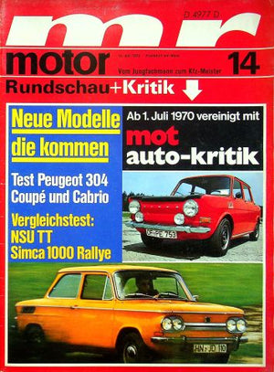 Motor Rundschau 14/1970