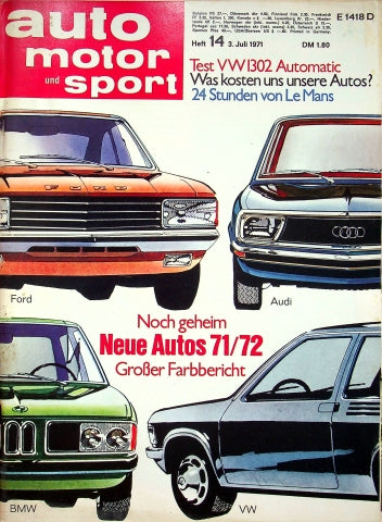 Auto Motor und Sport 14/1971