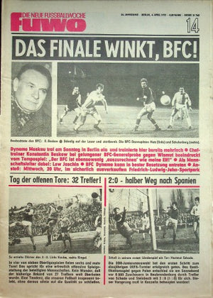 Fuwo Fussballwoche 14/1972