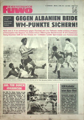 Fuwo Fussballwoche 14/1973