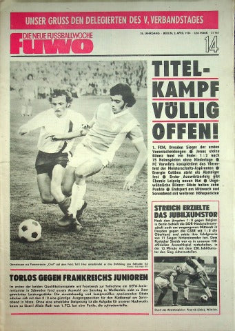 Fuwo Fussballwoche 14/1974