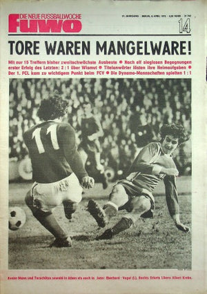 Fuwo Fussballwoche 14/1975