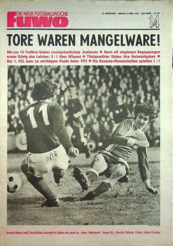 Fuwo Fussballwoche 14/1975