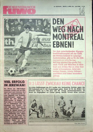 Fuwo Fussballwoche 14/1976