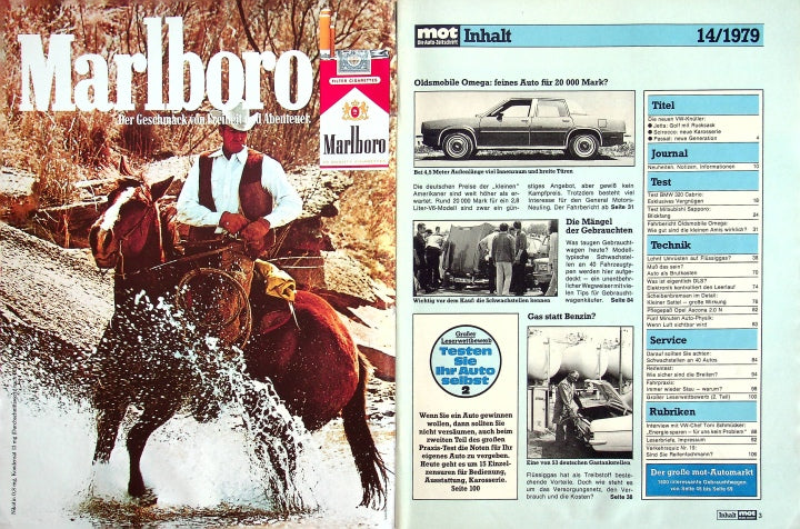 Inhaltsverzeichnis MOT 14/1979
