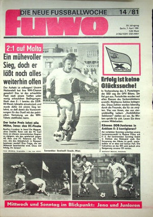 Fuwo Fussballwoche 14/1981