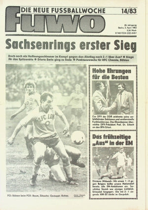 Fuwo Fussballwoche 14/1983