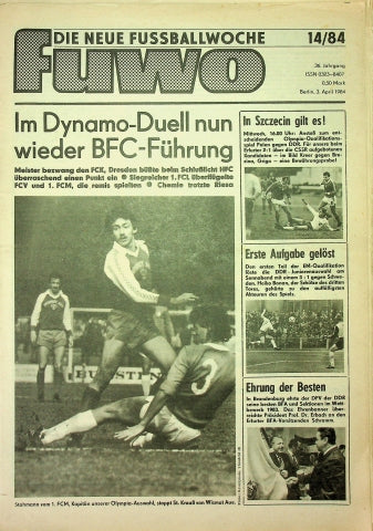 Fuwo Fussballwoche 14/1984